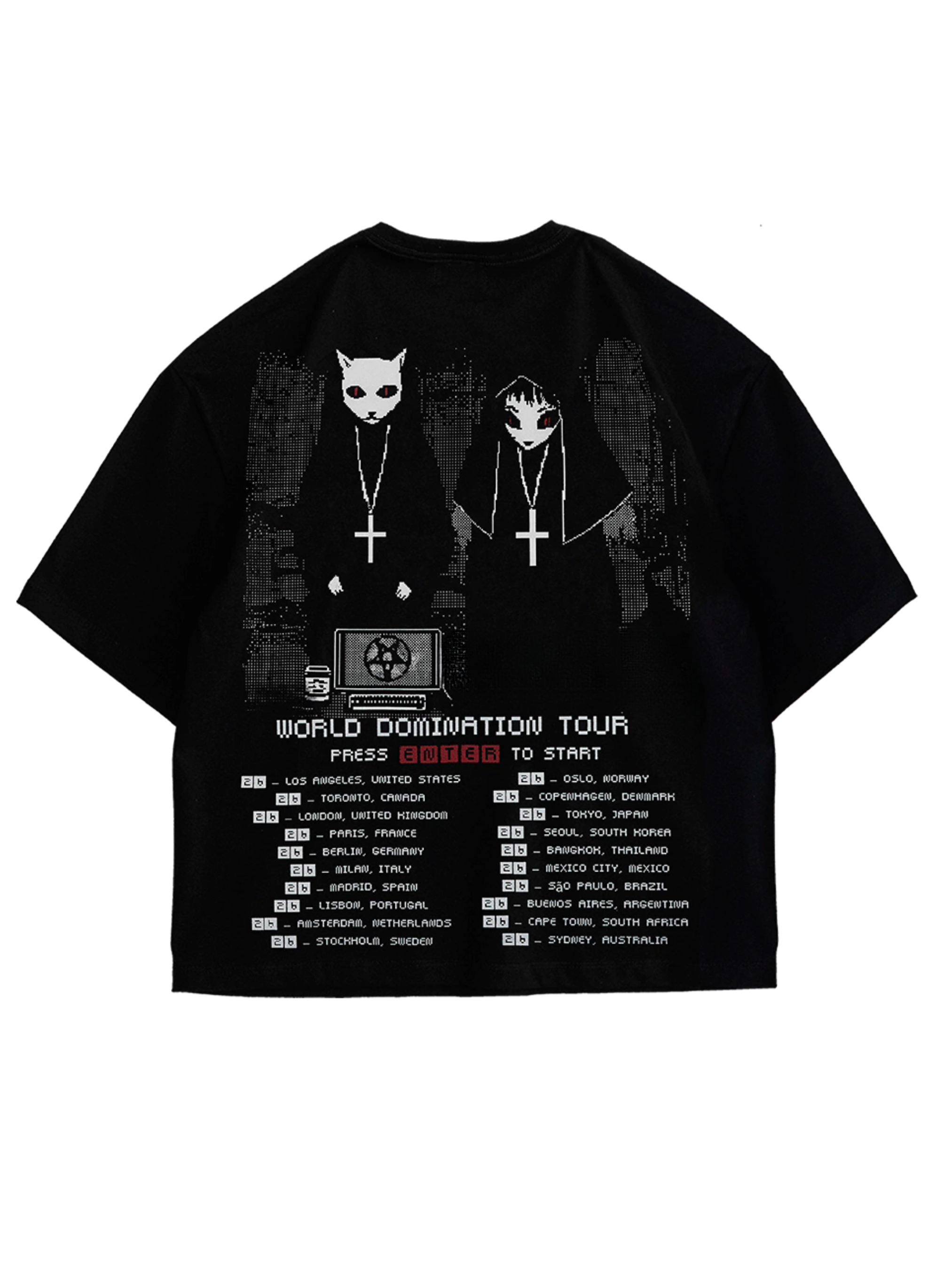 CAMISETA BOXY WORLD DOMINATION