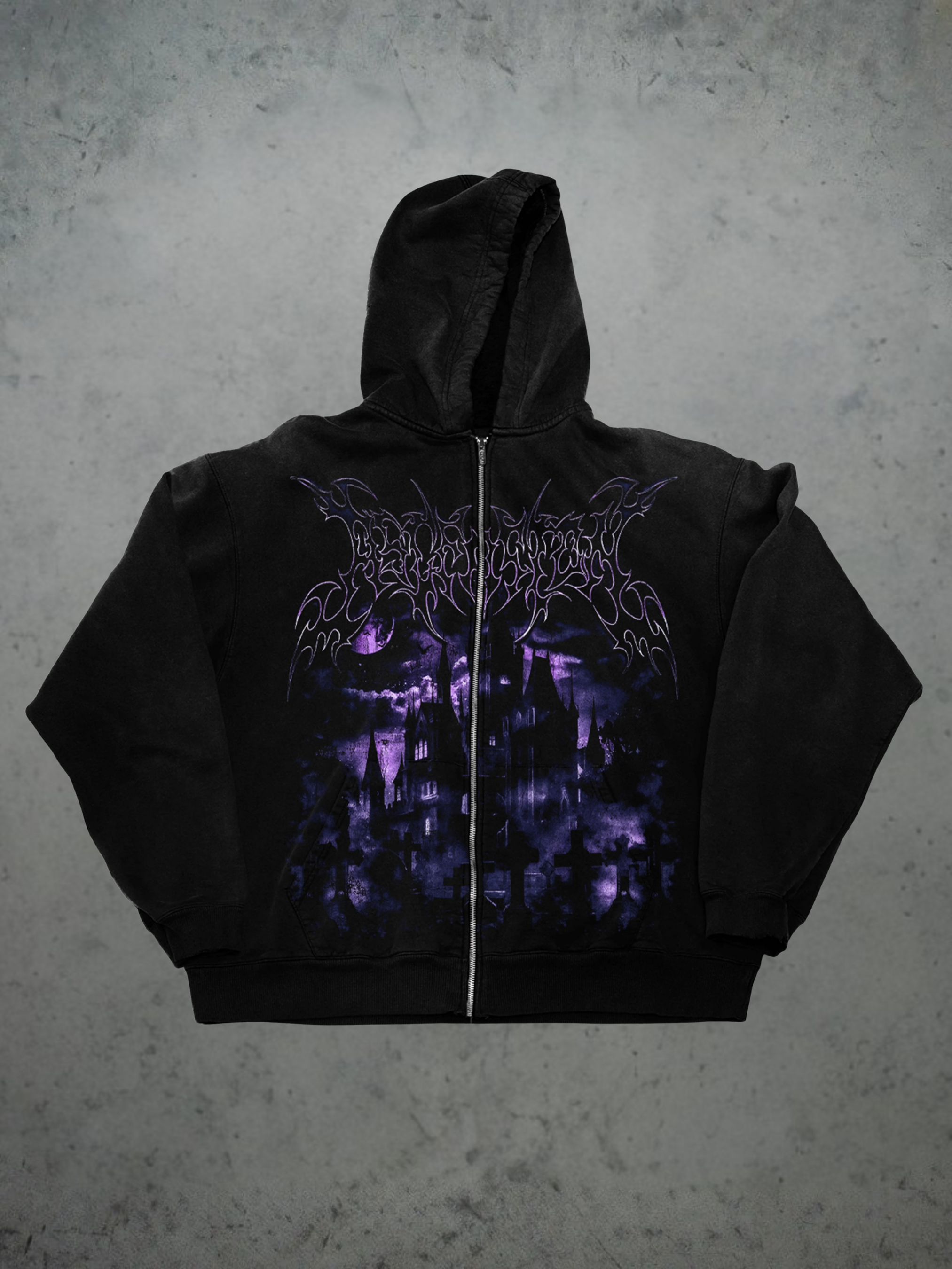 Nocturnal Spirits Zip Hoodie