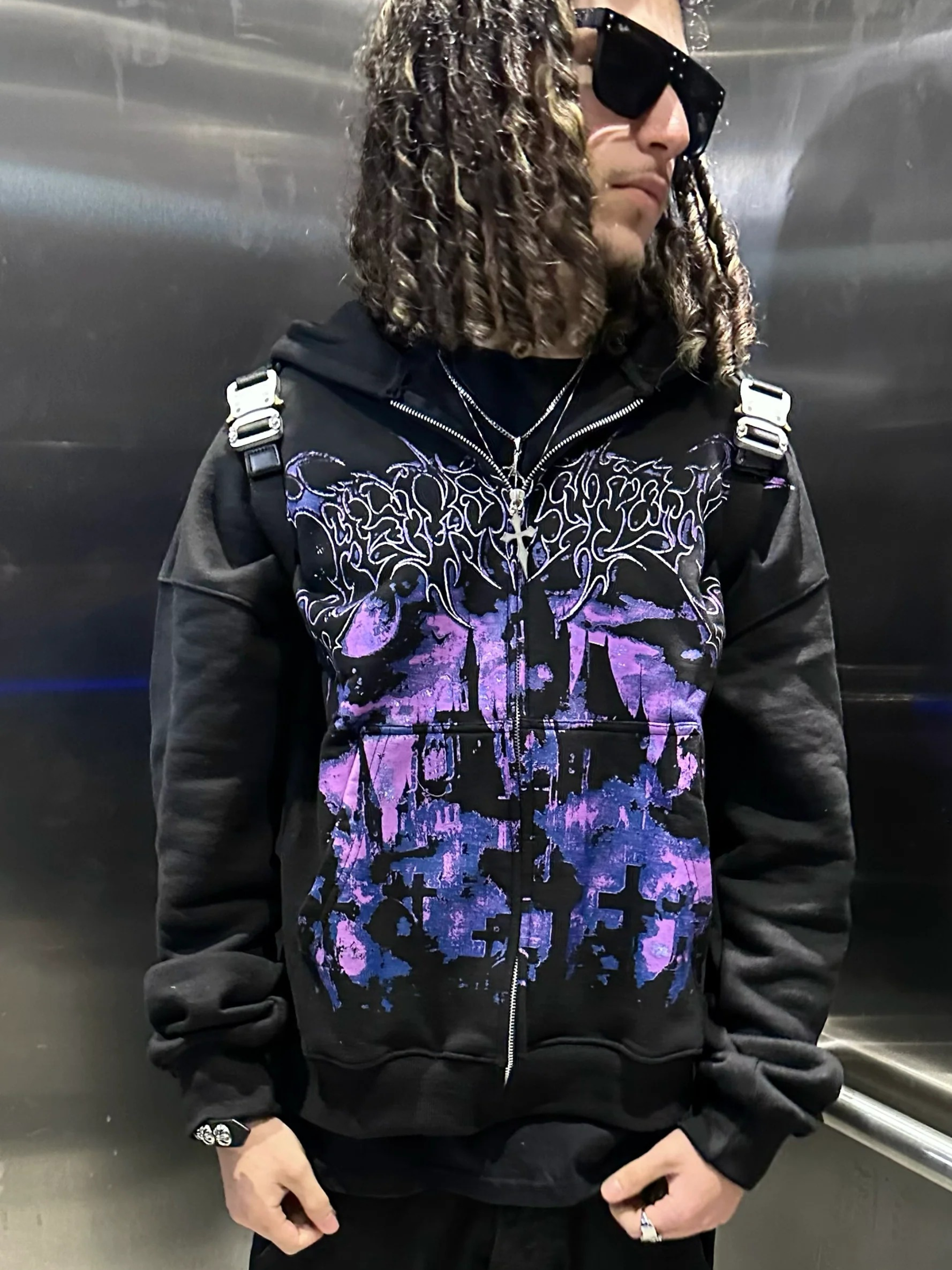 Nocturnal Spirits Zip Hoodie